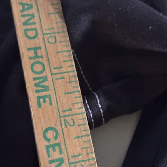 H & M Divided Jeans Women's Size 2 Black 90’s Baggy High Waist Grunge Goth - Picture 13 of 15